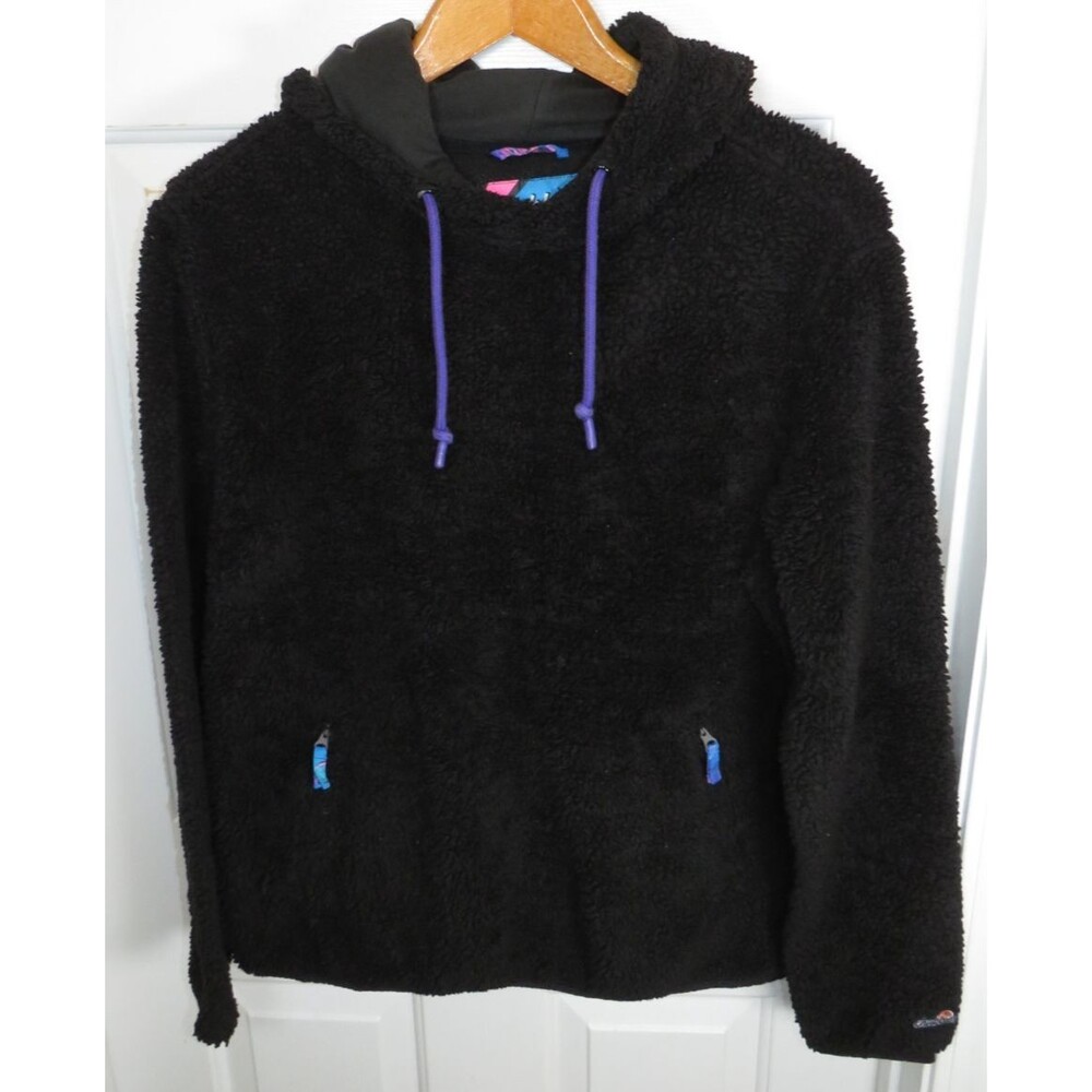 Chubbies "Are You Afraid of the Dark" High-Pile Fleece Hoodie Pullover Mens LG